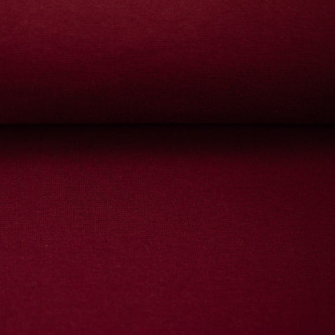 Bündchenstoff Heike Dunkles Burgundy 638 *NEU*