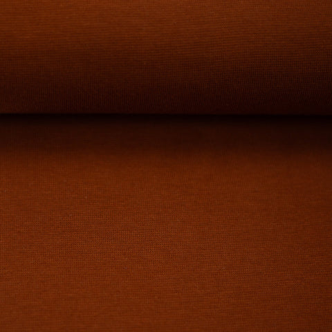 Bündchenstoff Heike Dunkles Cognac 713 *NEU*
