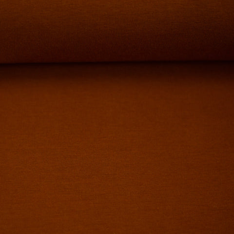 Jersey Stoff Vanessa Dunkles Cognac 713 *NEU*