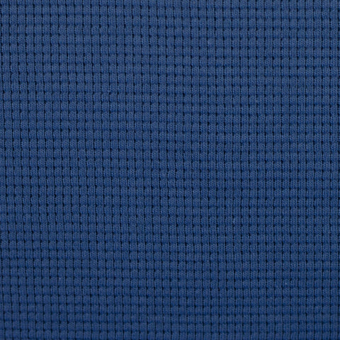 Waffelstrick (Waffeljersey) Clarissa Jeansblau 743 *Neu*