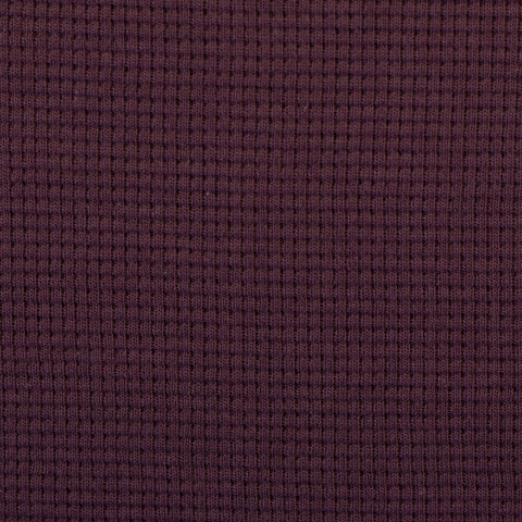 Waffelstrick (Waffeljersey) Clarissa Pflaume 938 *Neu*