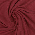 French Terry Maike Burgundy meliert 1338