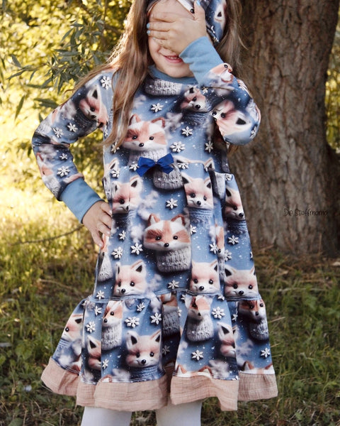 French Terry Cute Fox 3 D 3010 (Bio) VORBESTELLUNG