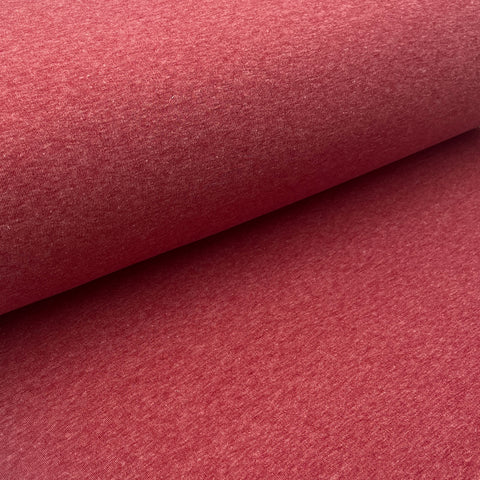 Wintersweat Dunkles Erdbeerrot meliert 415
