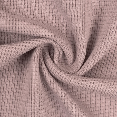 Waffelstrick (Waffeljersey) Clarissa Helles Altrosa 435