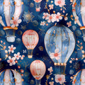 Jerseystoff Blumen Ballons (Bio)