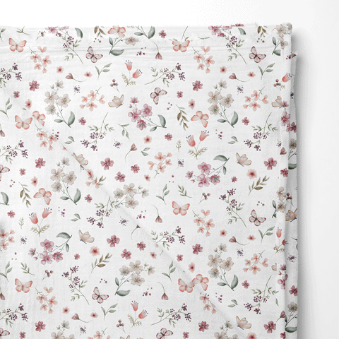 Musselin Double Gauze Butterfly Flowerdream