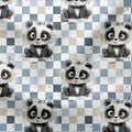 French Terry Checker Panda