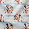 French Terry Christmas Mouse 3232 (Bio)