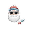 Bügelbild Coolest Santa MAXI