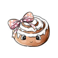 Bügelbild Cute Cinnamon Medium