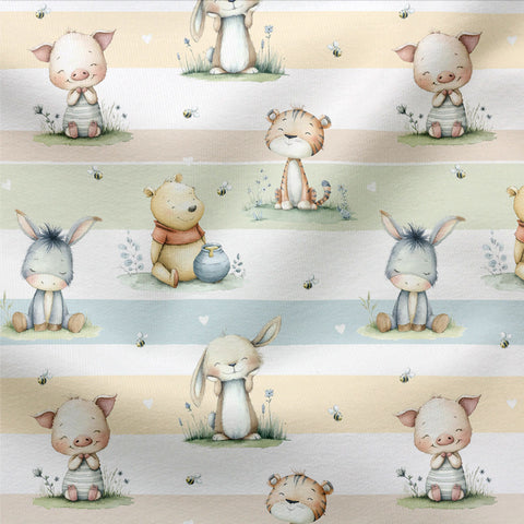 Jersey Stoff Cute Buddies 2881 (Bio) Rest 70 cm