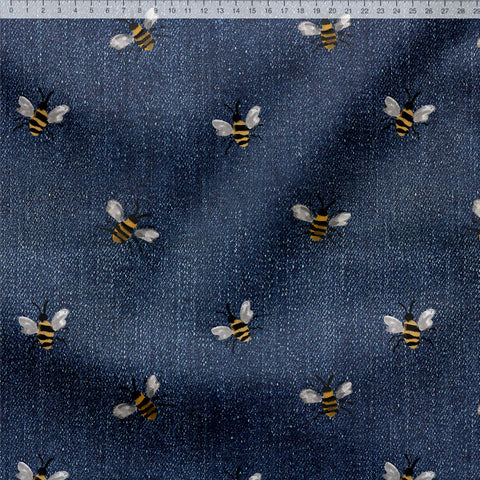 French Terry Denim Bee´s (Bio)