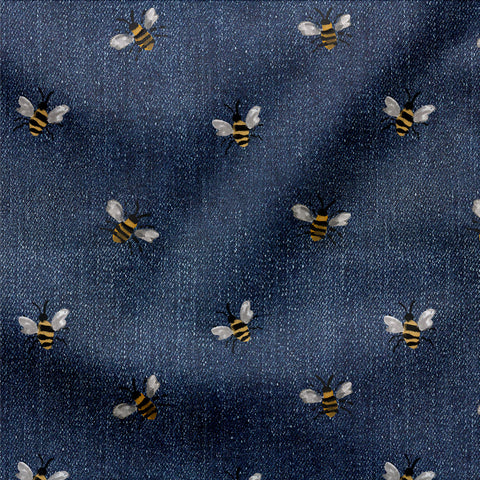 French Terry Denim Bee´s (Bio)