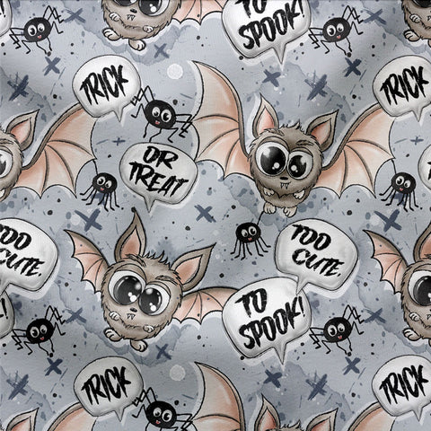French Terry Funny Bat 2965 (Bio)