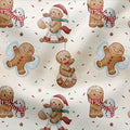 French Terry Gingerbread Joy 3850 (Bio) VORBESTELLUNG