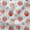 Jerseystoff Happy Strawberries 2701 (Bio)