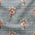 French Terry Happy Holiday Wishes Dunkel 3827 (Bio) VORBESTELLUNG