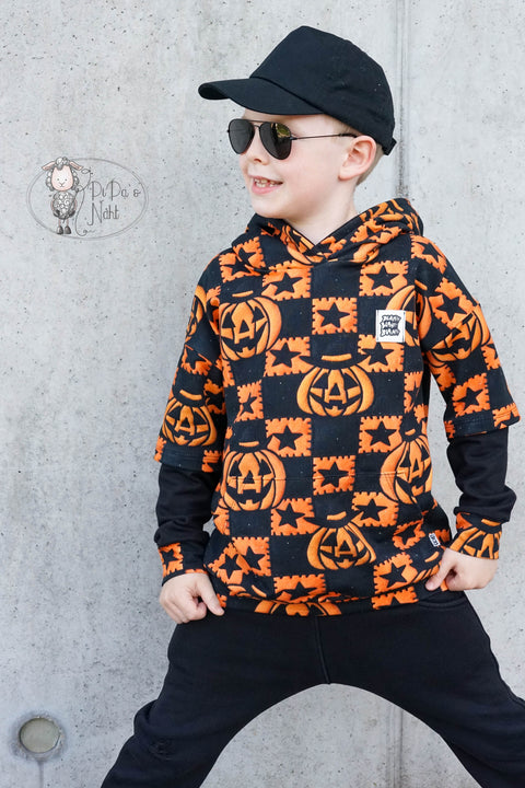 French Terry Checkered Pumpkin (Bio)