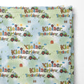 Musselin Double Gauze Kleiner Treckerfahrer 3698 (Bio)