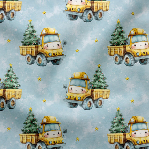 French Terry Kleiner Weihnachtslaster 3019 (Bio) VORBESTELLUNG