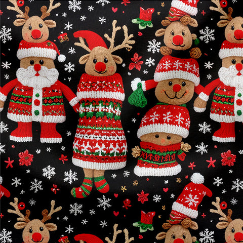 French Terry Knitted Northpole Family 3021 (Bio) VORBESTELLUNG