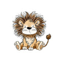 Bügelbild Leo Löwenmähne Medium