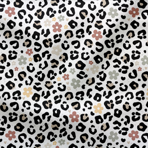 French Terry Leopard Bloom 2882 (Bio)