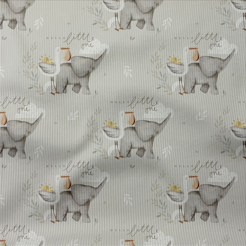 Rippjersey Little one Ecru (Bio)