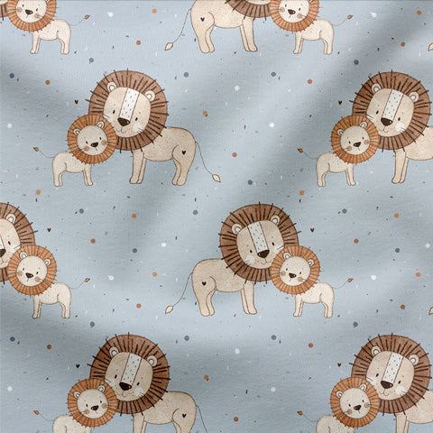 French Terry Lovely Lions 2868 (Bio)