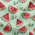 Jerseystoff Melon Mania Grün 3609 (Bio)