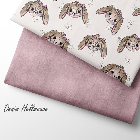 French Terry Denim Hellmauve (Bio)