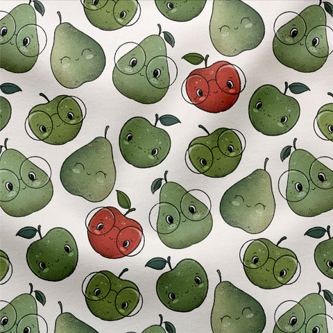 Jerseystoff Pear´s and Apples (Bio)