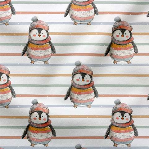 French Terry Pips der Pinguin