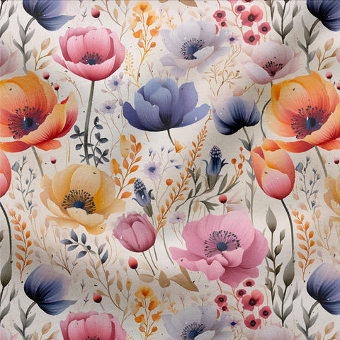 Jerseystoff Pretty Poppies (Bio)