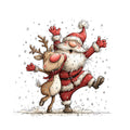Bügelbild Rudolph´s Holiday Maxi