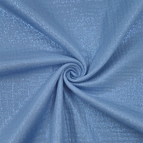 Musselin Double Gauze Sparkle Blue 012