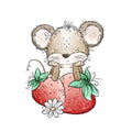 Bügelbild Strawberry Friends MINI