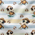 Jersey Surfing Turtles Stripes (Bio)