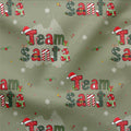 French Terry Team Santa Grün 3811 (Bio) VORBESTELLUNG