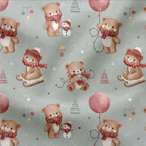 French Terry Teddy's Christmas Party 3041 (Bio) VORBESTELLUNG