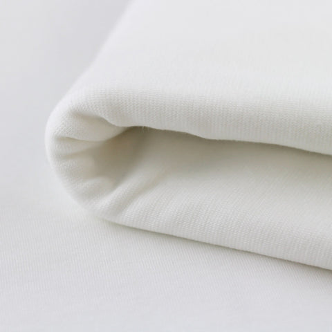 Bündchenstoff XXL Offwhite (Cremeweiß)
