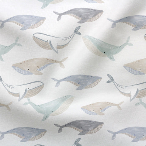 French Terry Whale Love 2848 (Bio) VORBESTELLUNG