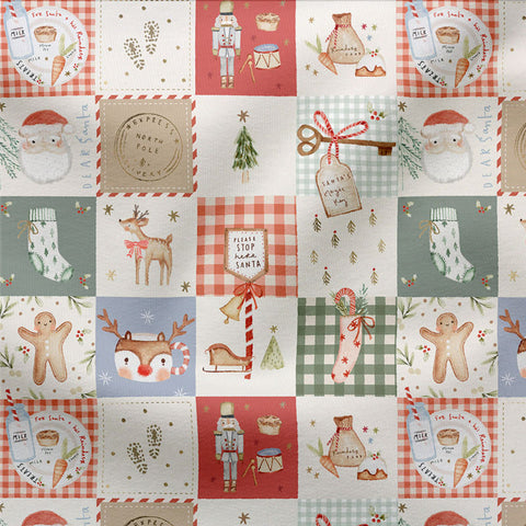 French Terry X Mas Gingham 3203 (Bio) VORBESTELLUNG