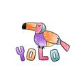 Bügelbild Yolo Paradise Medium