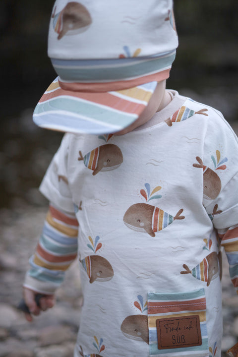 Jerseystoff Rainbow Love Stripes