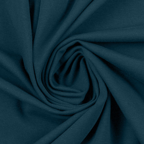 Wintersweat French Terry Brushed Atlantikblau