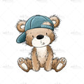 Bügelbild Cap Buddy sitzend Medium