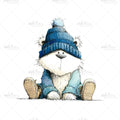 Bügelbild Cozy Polarbear Medium