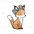 Bügelbild Herbstzeit Fuchs Leo Medium